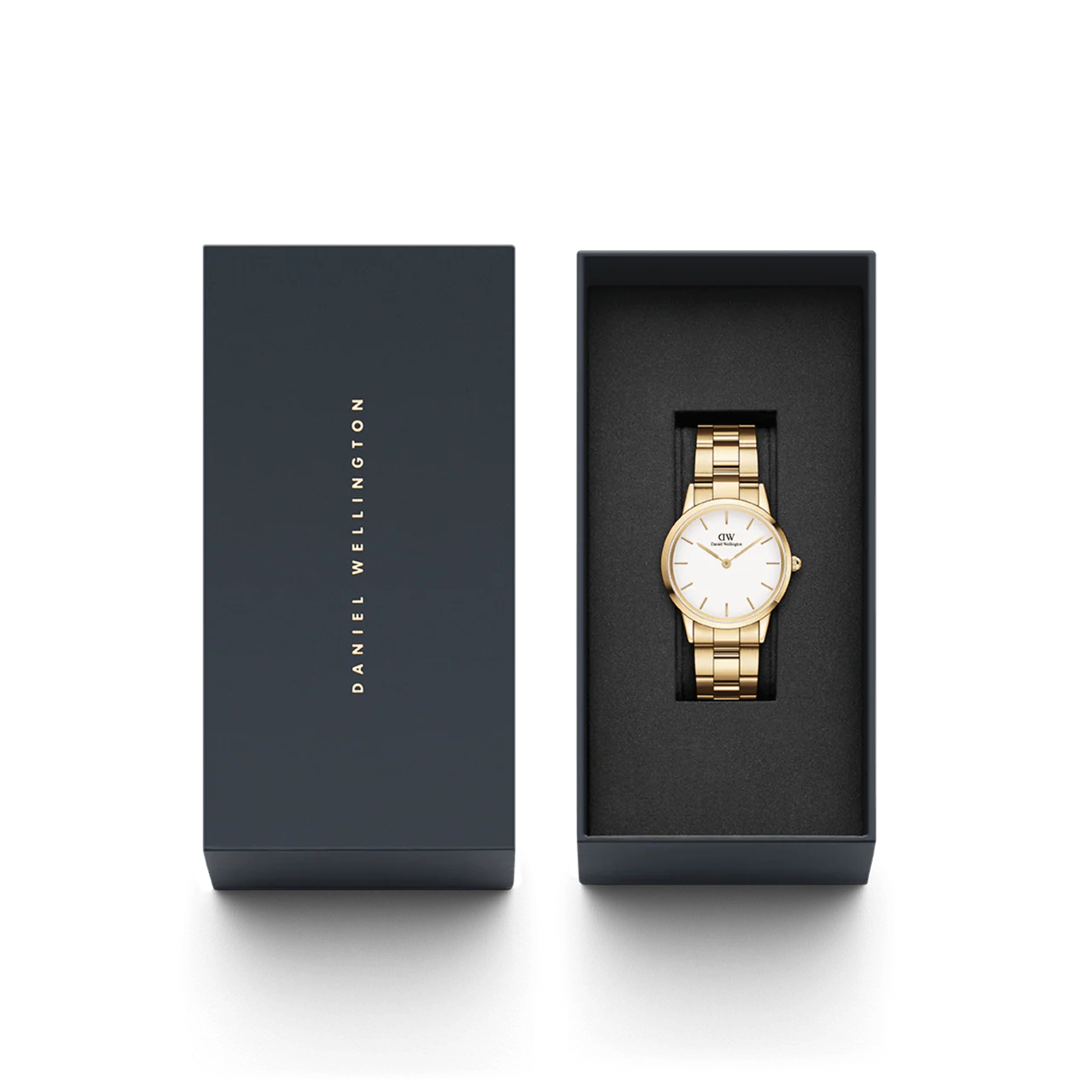 Montre Femme Daniel Wellington Iconic Link Gold White