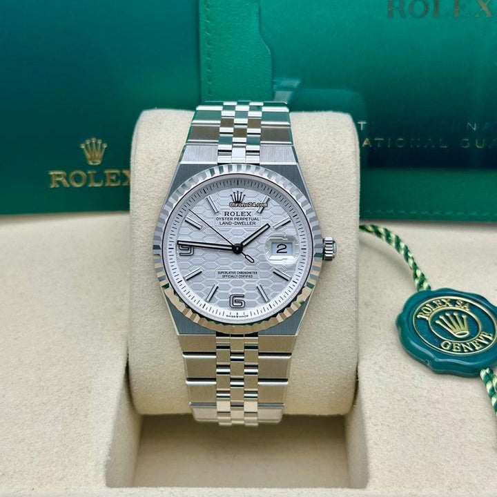 Rolex Land-Dweller White Quartz