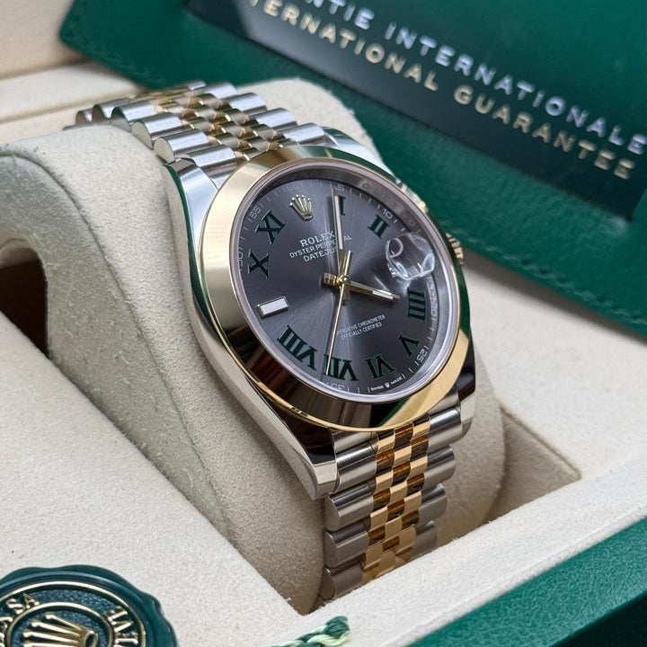 Rolex Datejust Wimbledon Yellow Gold Dial Wim Gold P