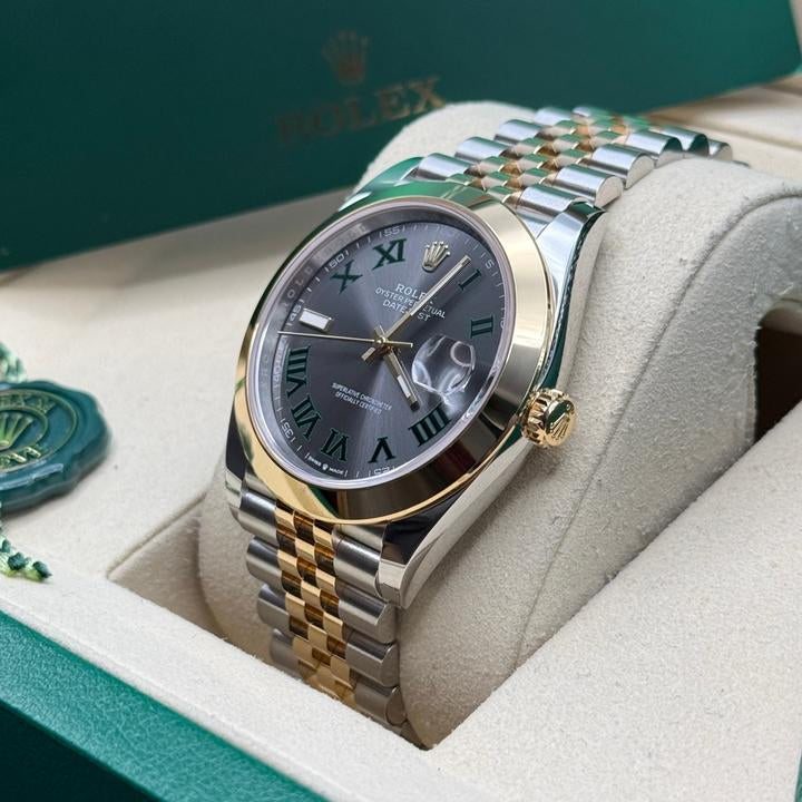 Rolex Datejust Wimbledon Yellow Gold Dial Wim Gold P