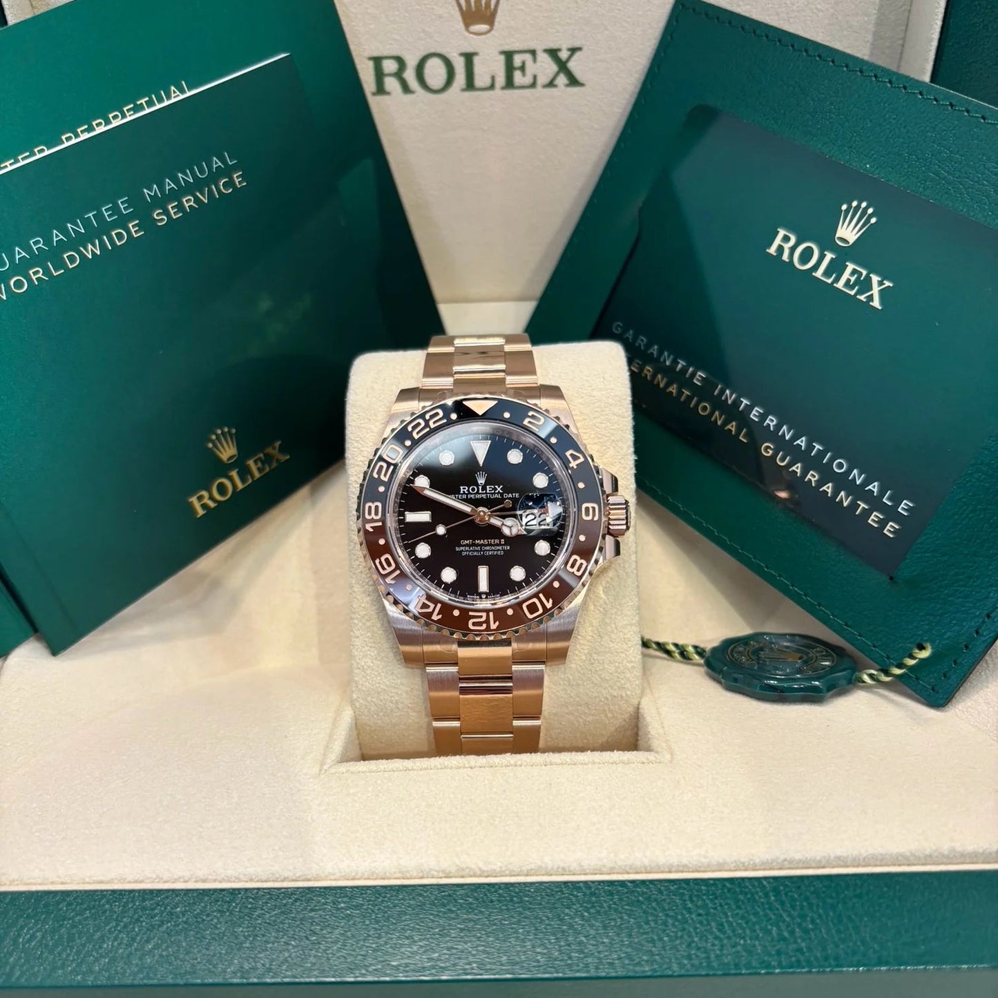 Rolex GMT-Master II or Everose