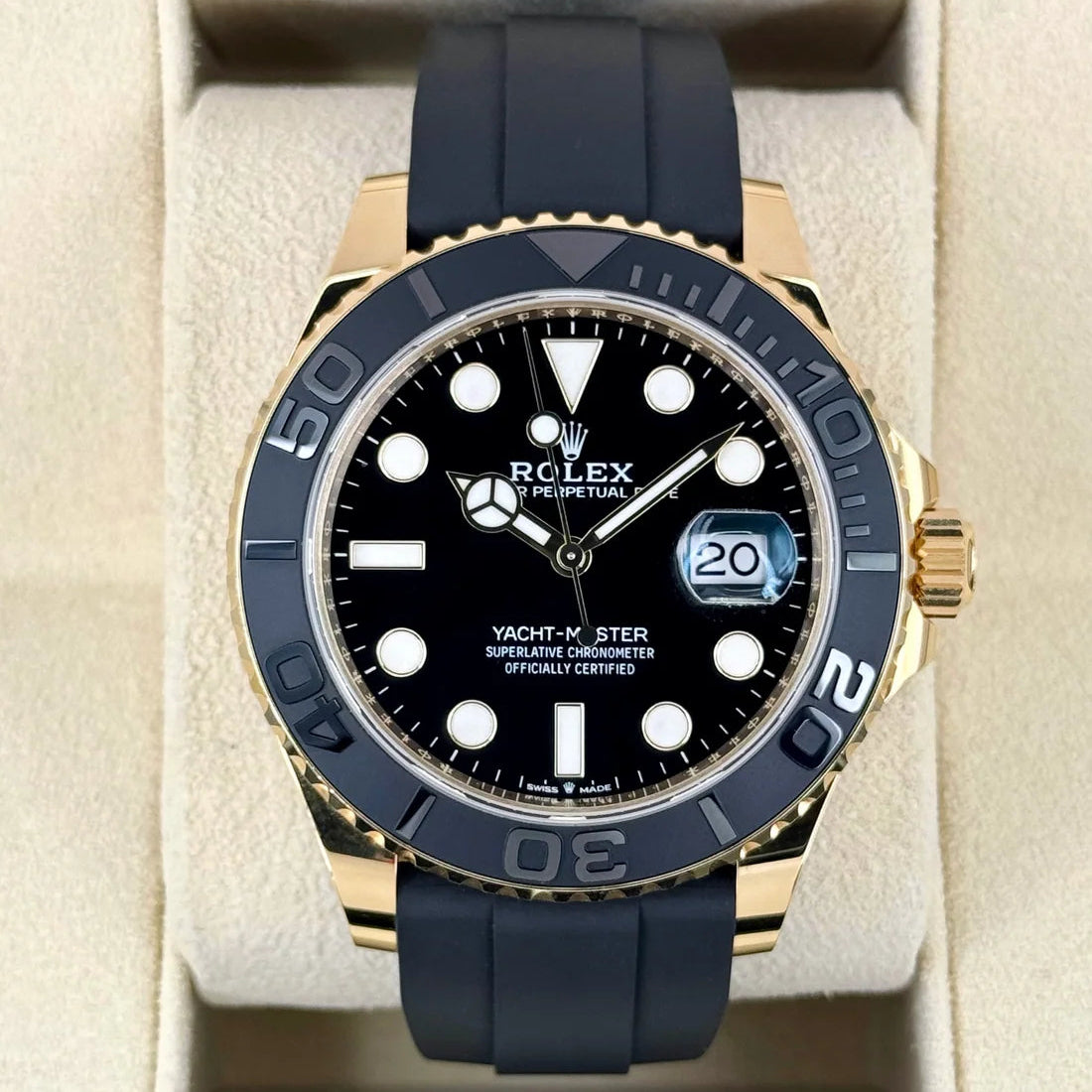Rolex Yacht-Master Gold Oysterflex Quartz