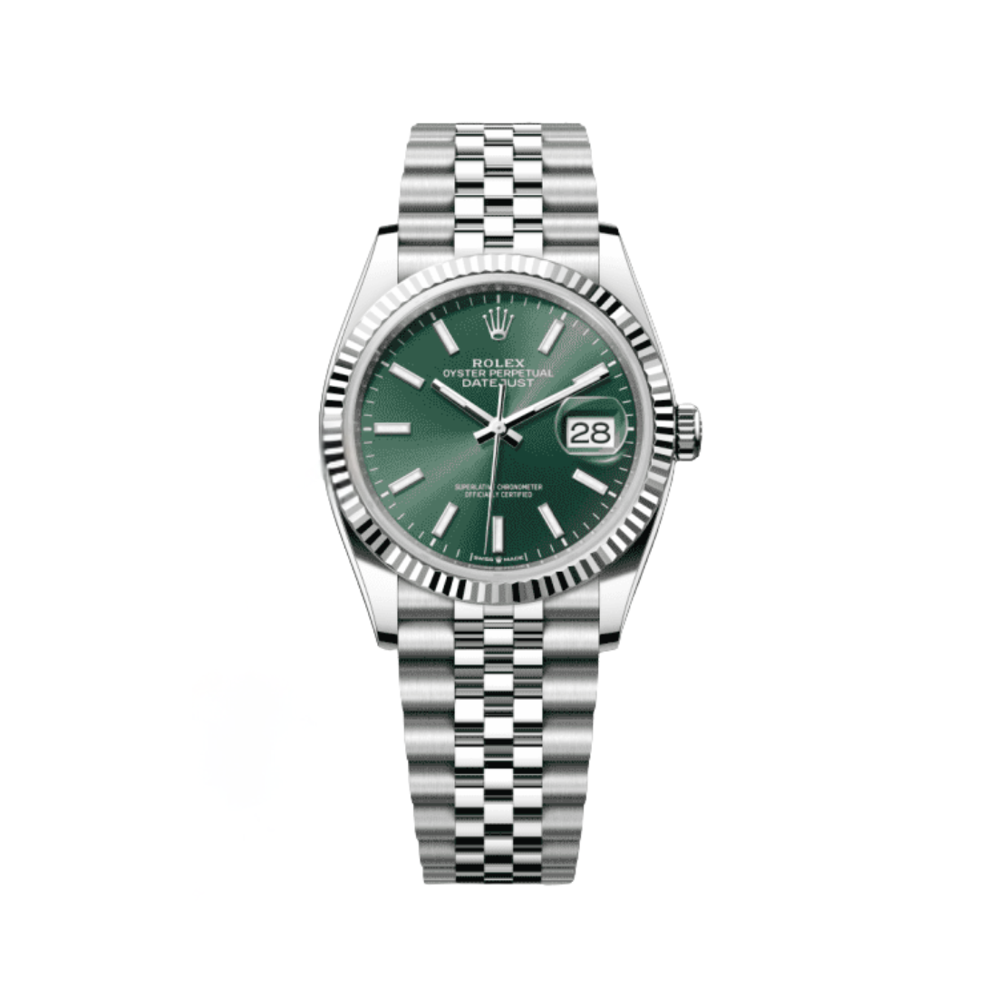 Rolex Datejust Vert Dial Jubilée Quartz L