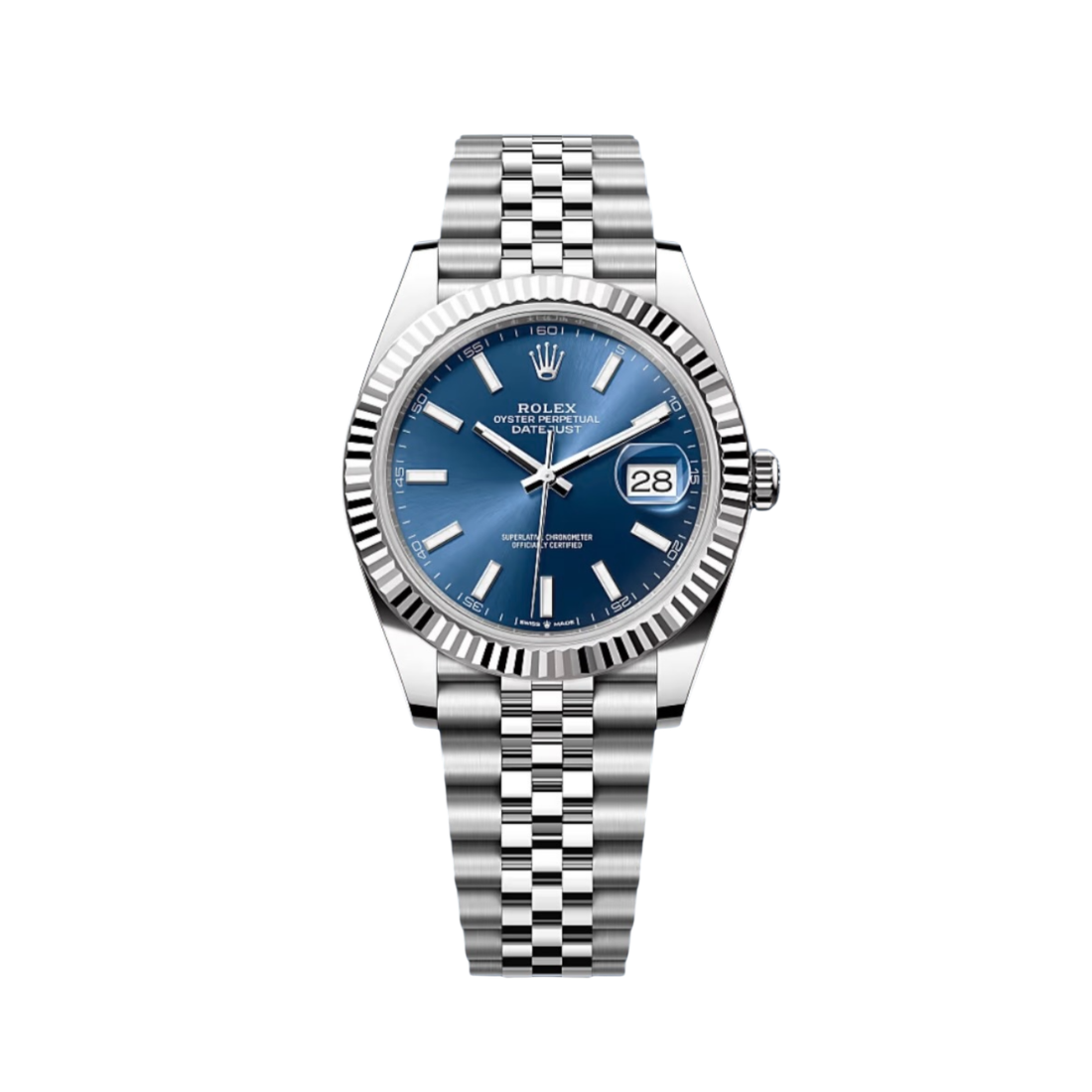 Rolex Datejust Blue Dial Jubilée Quartz