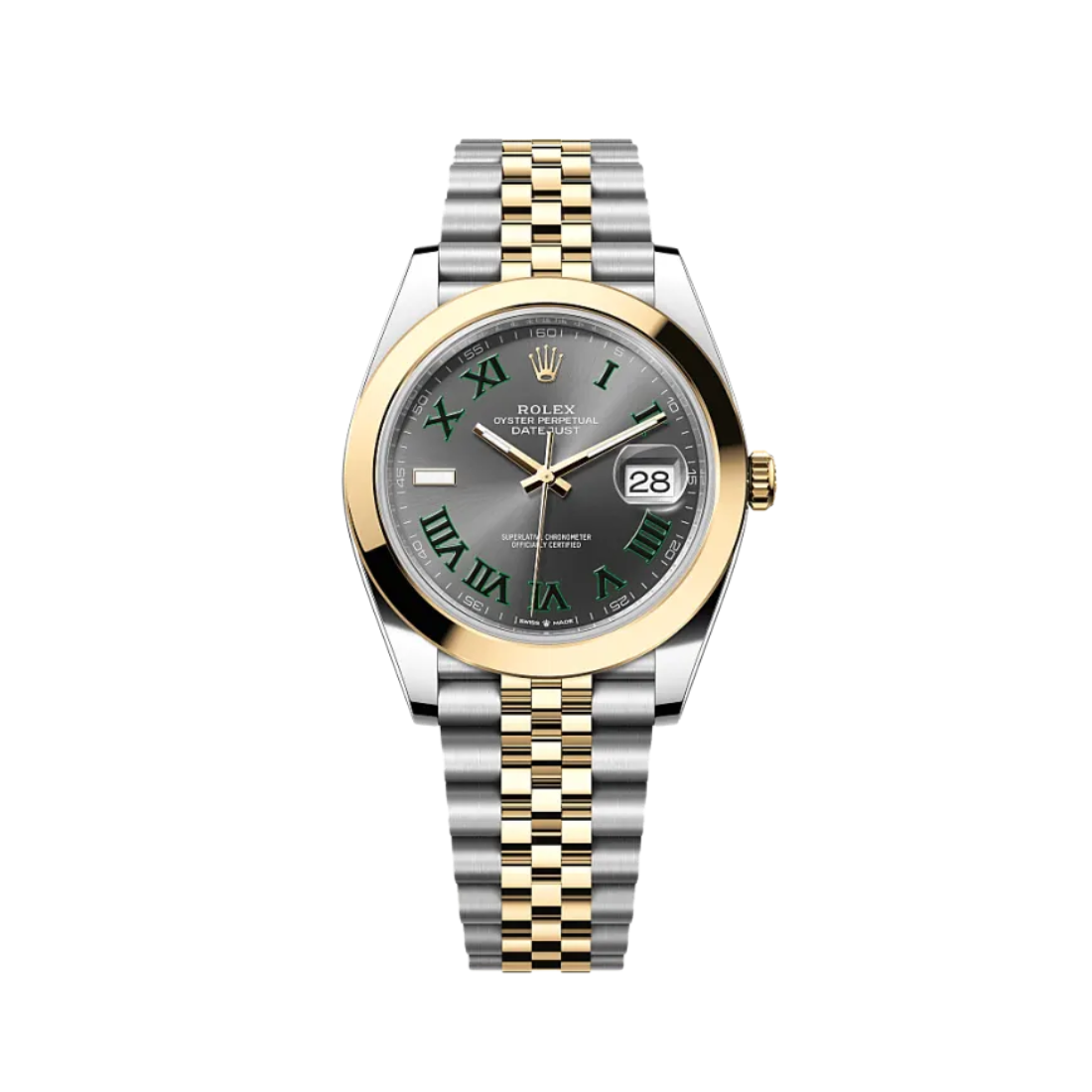 Rolex Datejust Wimbledon Yellow Gold Dial Wim Gold P