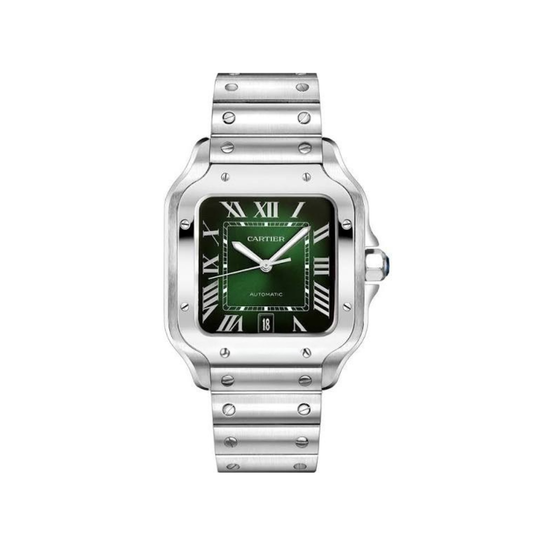 Cartier Santos Large Cadran Vert Quartz