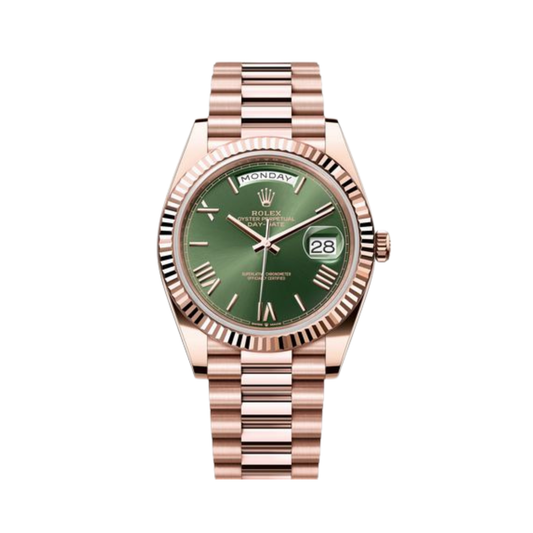 Rolex Day-Date Chocolate Vert Quartz