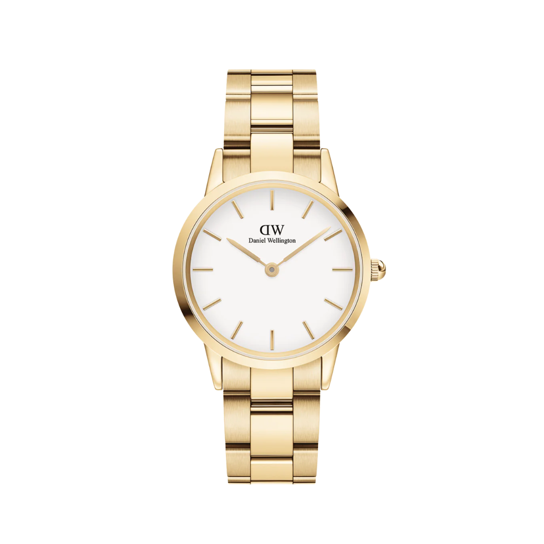 Montre Femme Daniel Wellington Iconic Link Gold White