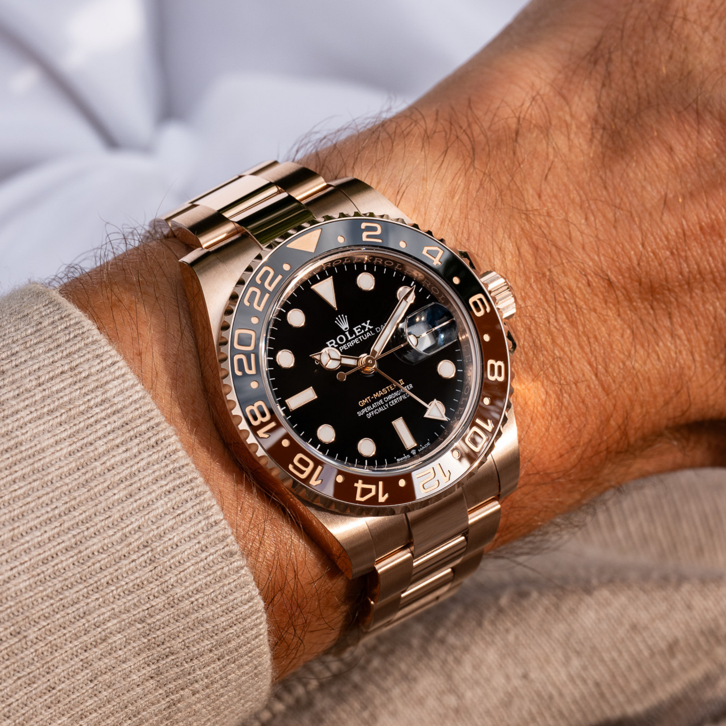 Rolex GMT-Master II or Everose