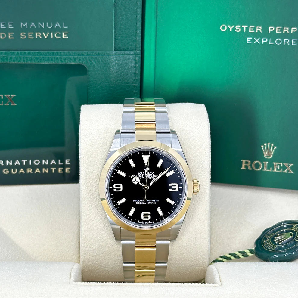 Rolex Explorer Stainless Yellow Gold Quartz