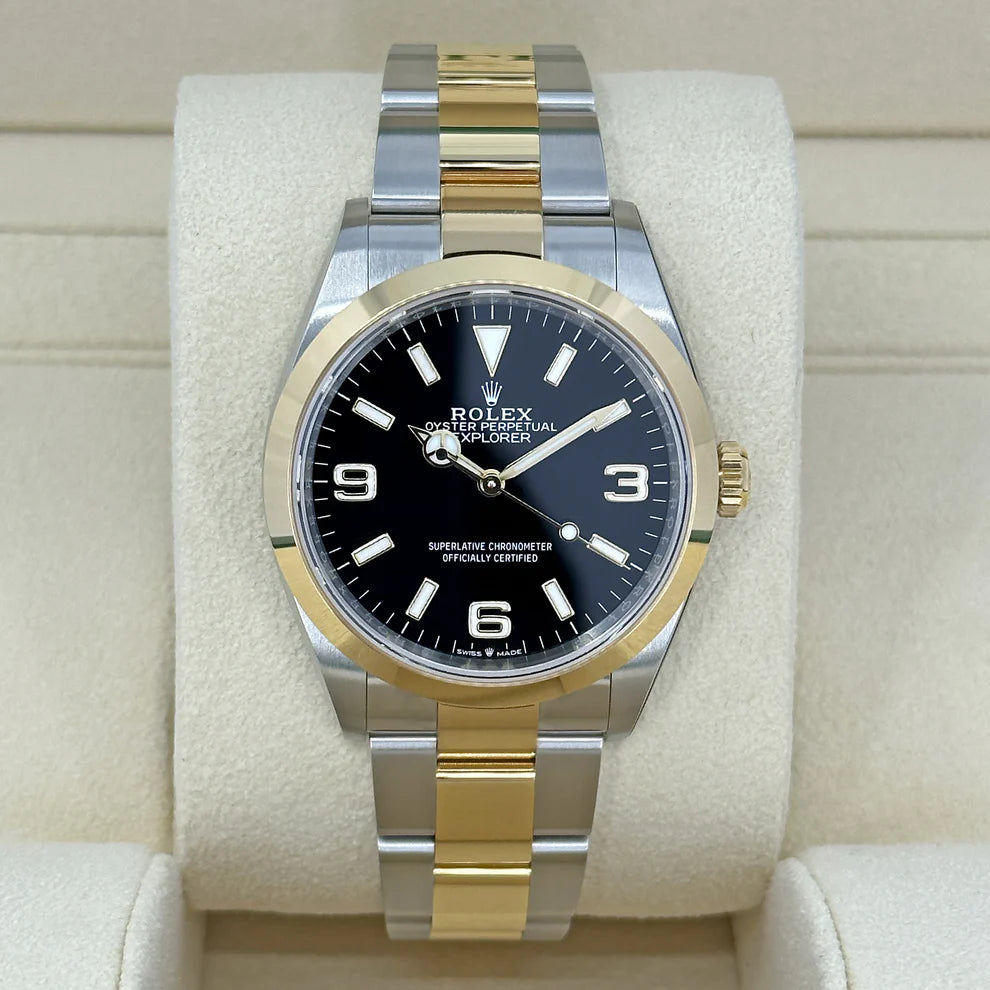 Rolex Explorer Stainless Yellow Gold Quartz