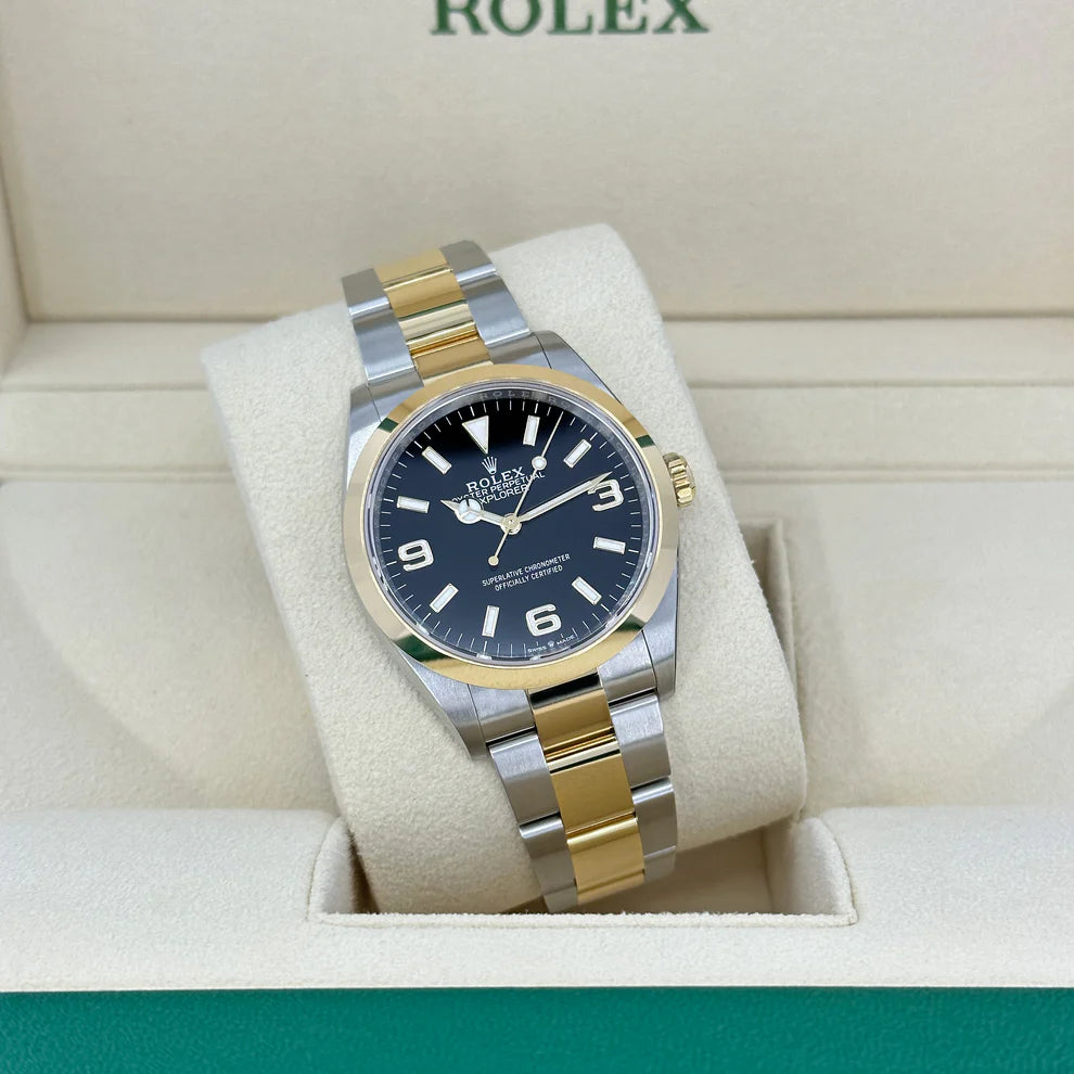 Rolex Explorer Stainless Yellow Gold Quartz