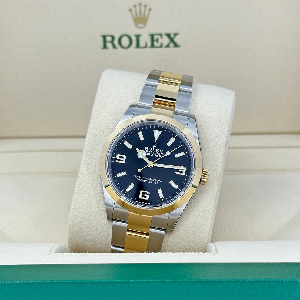 Rolex Explorer Stainless Yellow Gold Quartz