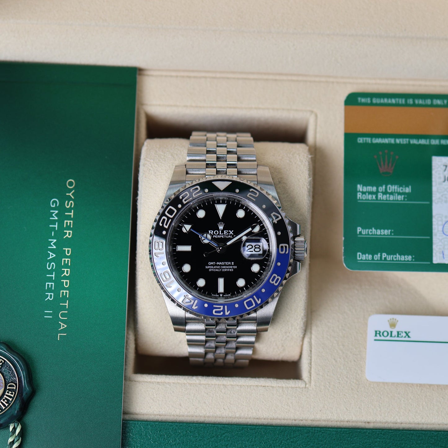 Rolex GMT Master II "Batman"