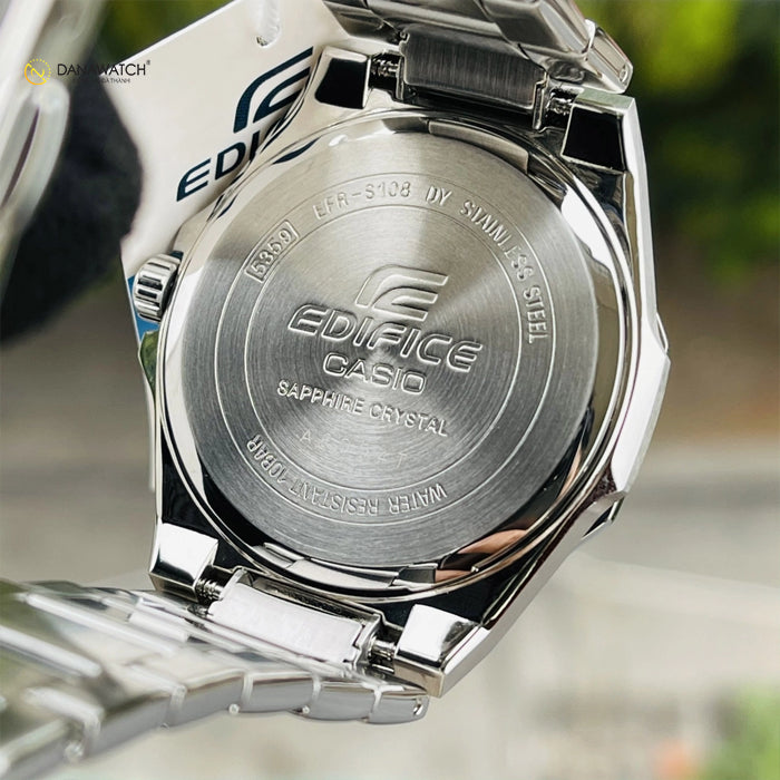 Casio Edifice Stainless Steel White Dial Quartz 100M
