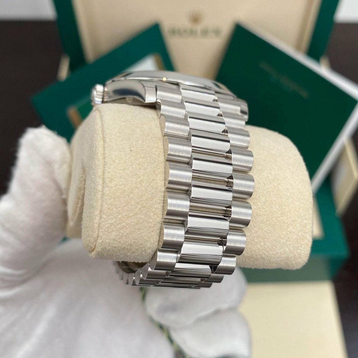 Rolex Day-Date - Ice Blue Arabic Dial