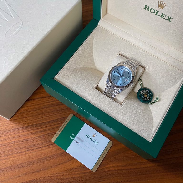 Rolex Day-Date - Ice Blue Arabic Dial