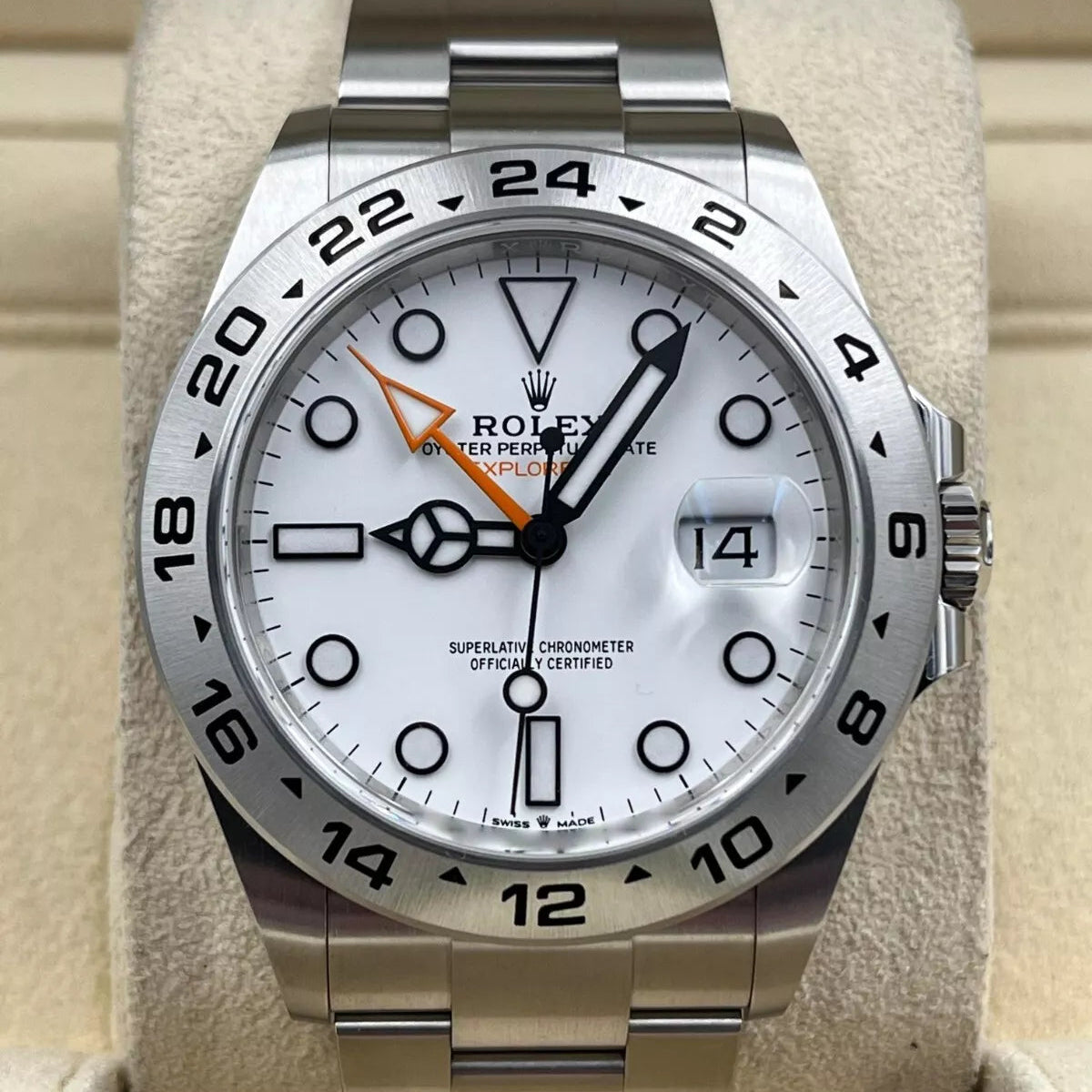 Rolex Explorer Blanc Quartz
