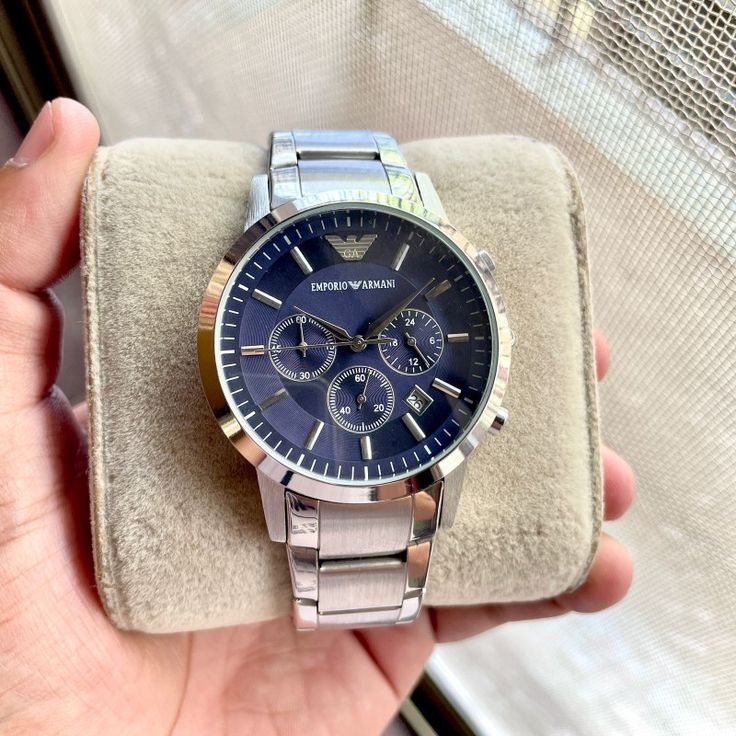Montre EMPORIO ARMANI Bleu Pour Homme