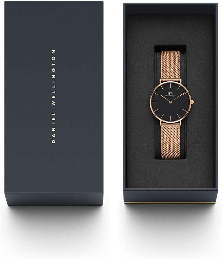 Montre Femme Daniel Wellington Classique Rose Gold Noir