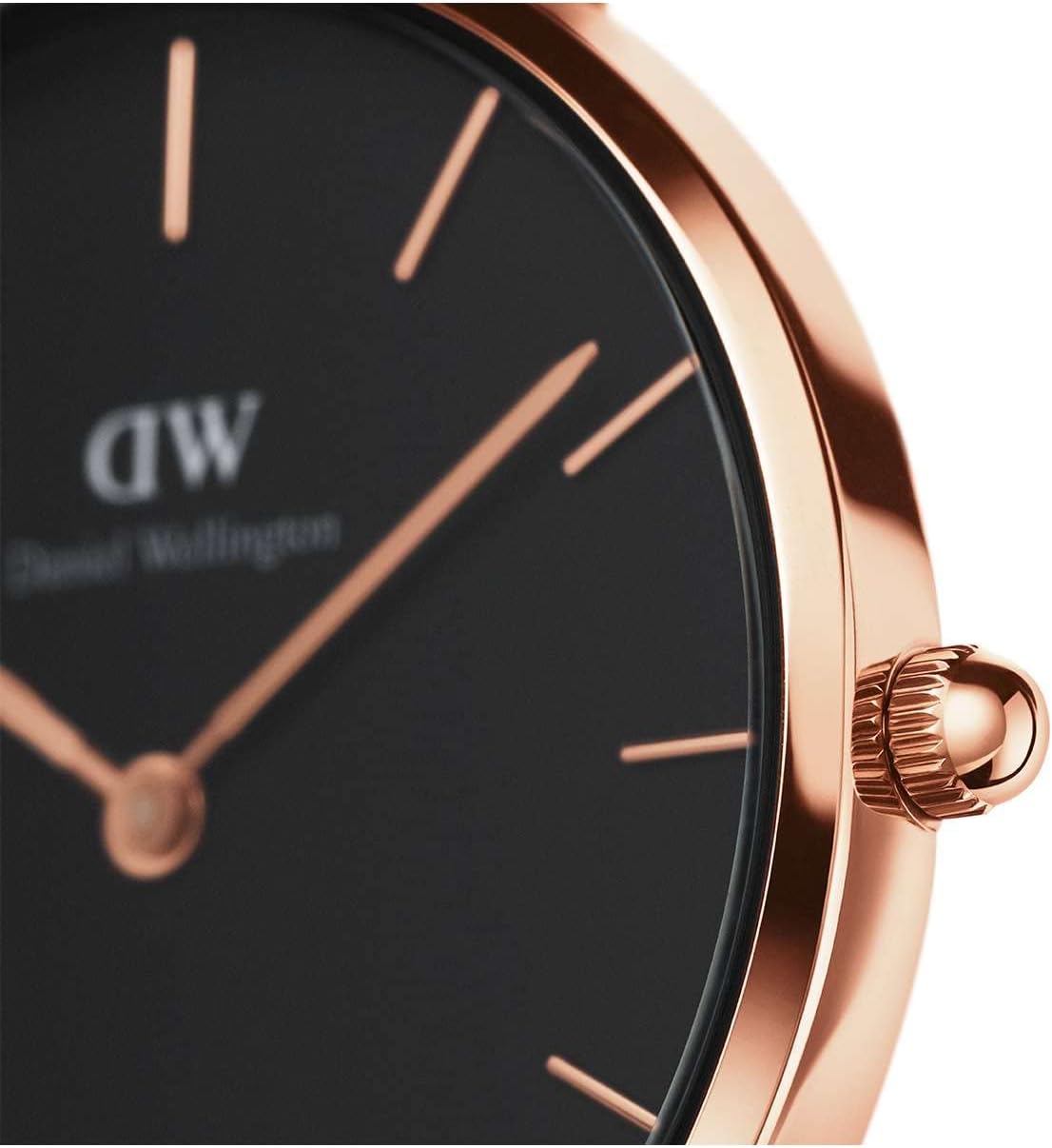Montre Femme Daniel Wellington Classique Rose Gold Noir