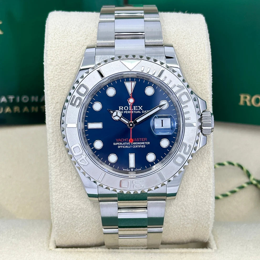 Rolex Yacht-Master Métale Bleu Quartz