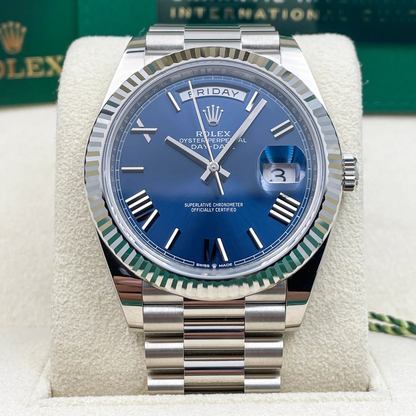 Rolex Day-Date Bleu