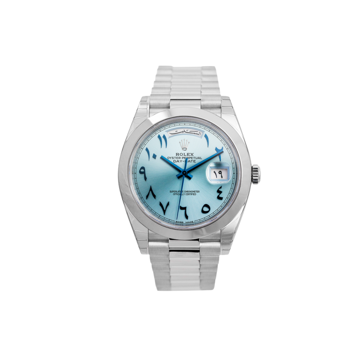 Rolex Day-Date - Ice Blue Arabic Dial
