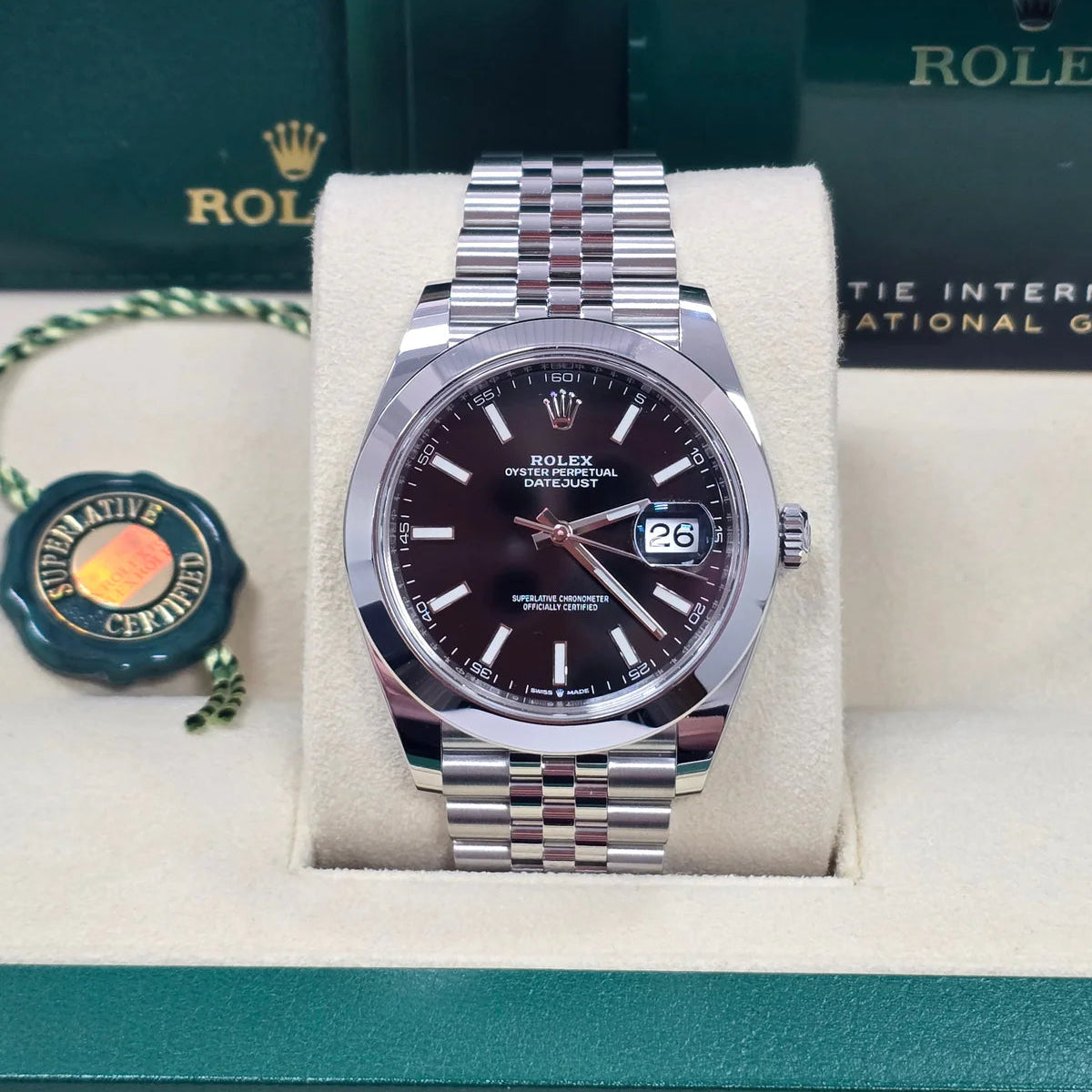 Rolex Datejust Noir Dial Jubilée Quartz