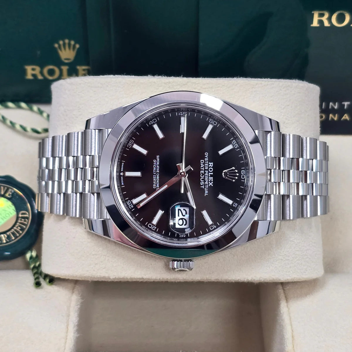 Rolex Datejust Noir Dial Jubilée Quartz
