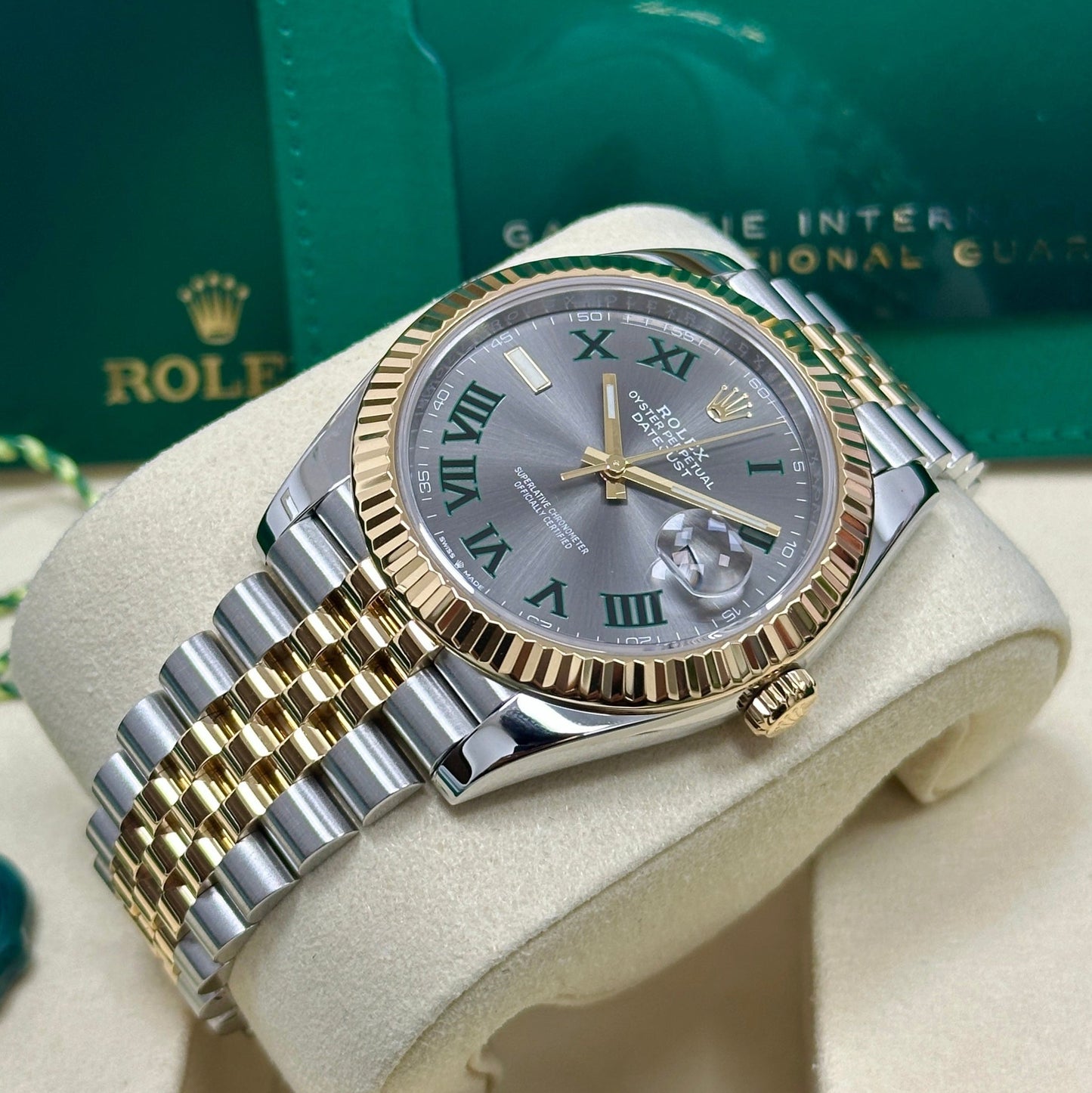 Rolex Datejust Wimbledon Yellow Gold Dial Wim Gold