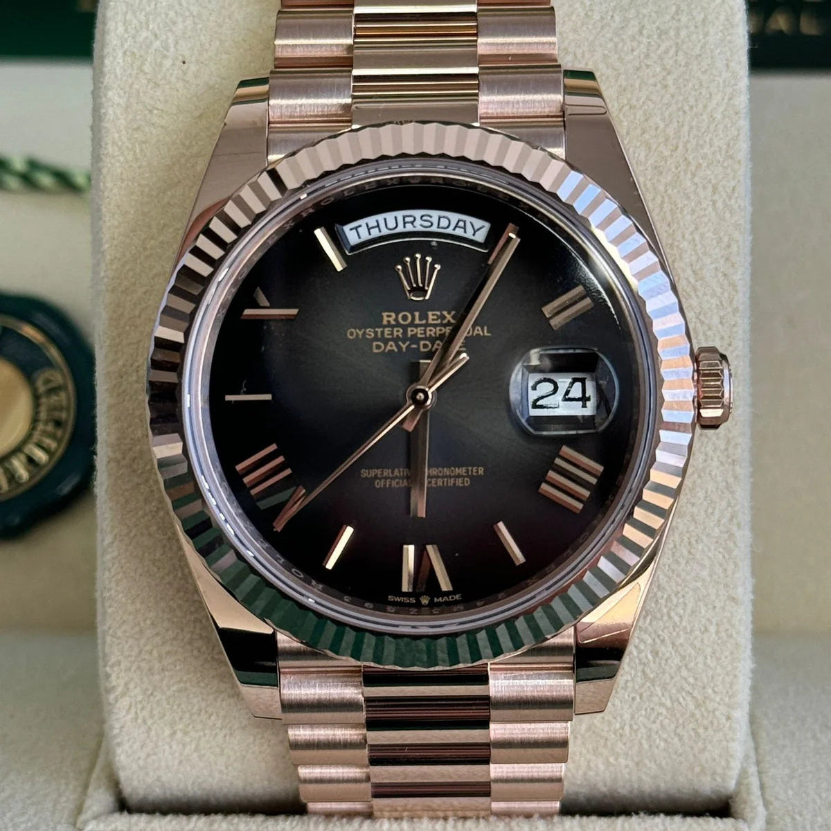 Rolex Day-Date 40 Oyster, or Everose  Quartz
