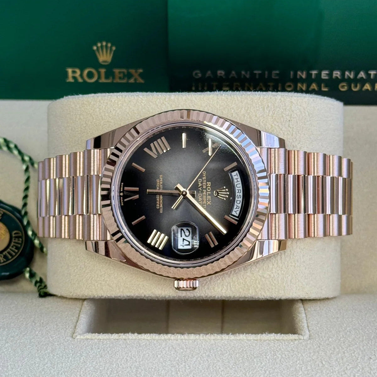 Rolex Day-Date 40 Oyster, or Everose  Quartz