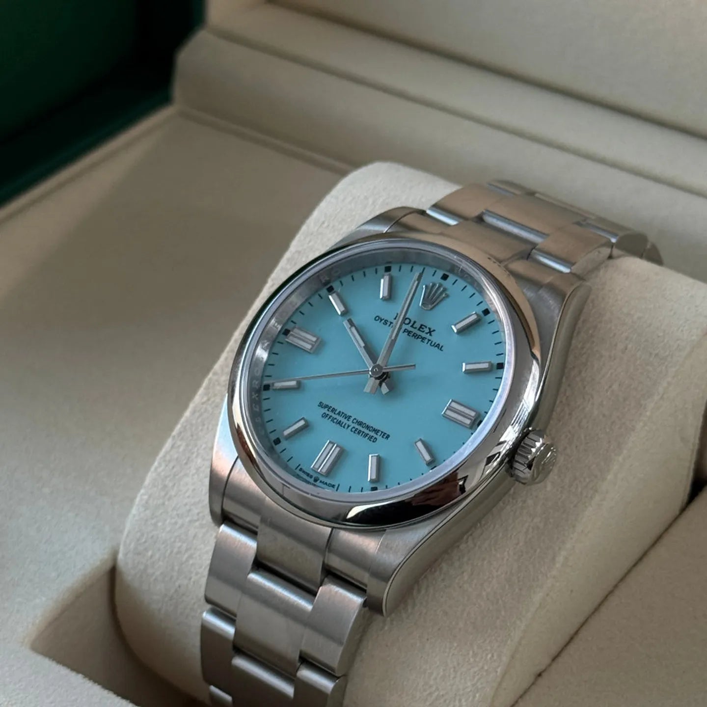Rolex Oyster Perpetual Tiffany Quartz