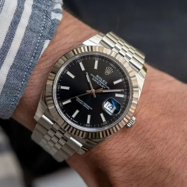 Rolex Datejust Noir Dial Jubilée Quartz