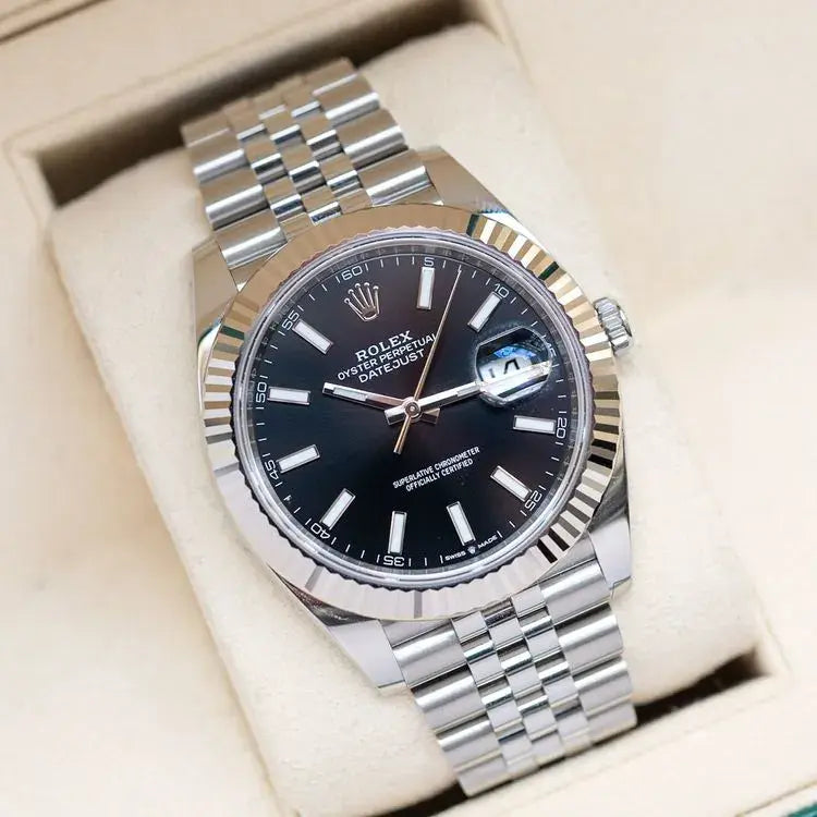 Rolex Datejust Noir Dial Jubilée Quartz